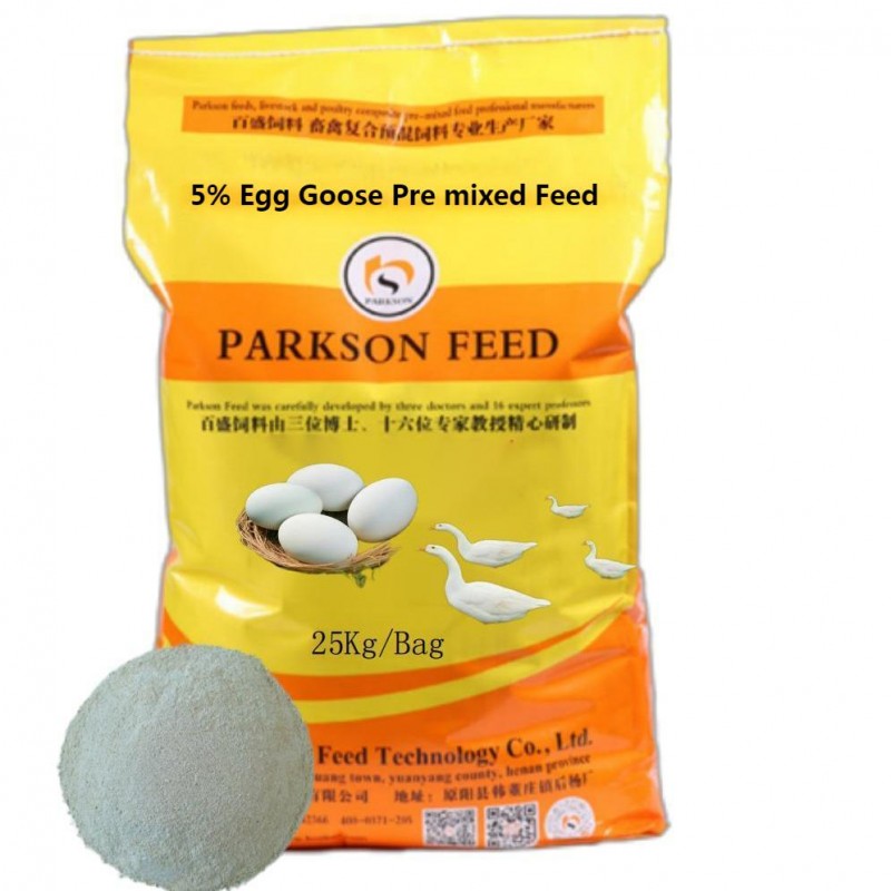 5% di cibo premesso, cibo di goose